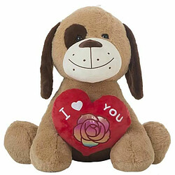 BigBuy Kids Jouet Peluche Amour Coeur Chien 32 cm