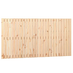 vidaXL Tête de lit murale 166x3x90 cm Bois massif de pin