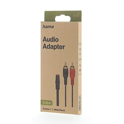 Câble Audio Jack vers 2 RCA Hama 00116011