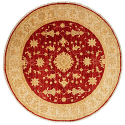 Vidal Tapis de laine 147x150 rouge Kaizar