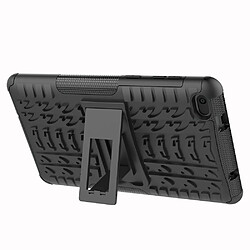 Acheter Coque en TPU cool pneu hybride avec béquille noir pour votre Lenovo Tab E7 7.0 7104F