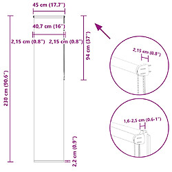 vidaXL Store enrouleur occultant largeur du tissu 40,7 cm polyester pas cher