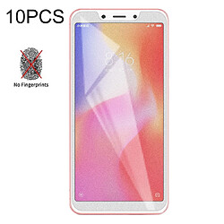 Wewoo Film de verre trempé de mat non-mat de 10 PCS pour Xiaomi Redmi 6 / Redmi 6A