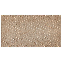 Avis Beliani Tapis en jute beige 80 x 150 cm DADAY