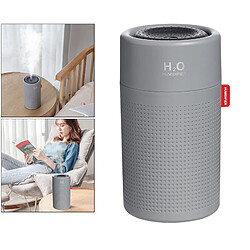 Humidificateur Portable Voiture Maison USB Diffuseur De Lampe à LED Purificateur De Brume Fraîche Gris pas cher