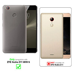 Cadorabo Coque ZTE Nubia Z11 MINI S Etui en Brun