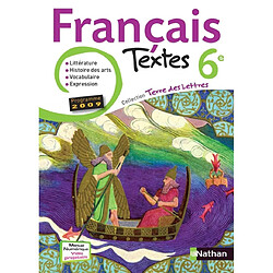 Français, textes 6e : littérature, histoire des arts, vocabulaire, expression : programme 2009