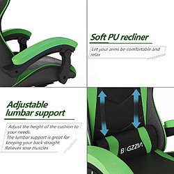 Acheter RATTANTREE Chaise de Gaming Ergonomique, Fauteuil gamer, Dossier Inclinable à 155, avec Lombaire&Appui-Tête Appui, chaise gamer, PU Cuir Chaise Bureau, fauteuil gamer, chaise bureau gaming, Noir Grena