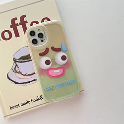 GUPBOO Étui pour iPhone11ProMax Funny Angry Expression Funny Phone Case Drop Resistant