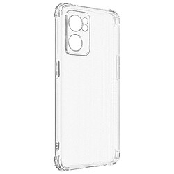 Avizar Coque Oppo Find X5 lite et Reno 7 5G Silicone Gel Coins Renforcés Transparent