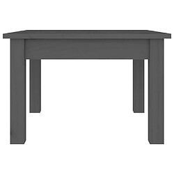 Acheter vidaXL Table basse Gris 45x45x30 cm Bois massif de pin