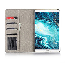 Wewoo Housse Coque Étui en cuir avec texture horizontale et support pour cartes et porte-cartes Huawei MediaPad M6 8.4 2019 brun clair pas cher