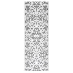 vidaXL Tapis d'extérieur Gris clair 80x250 cm PP