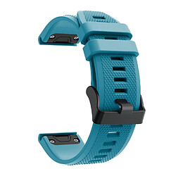 Avis Bracelet en silicone sport avec boucle noire bleu ciel pour votre Garmin Fenix 5