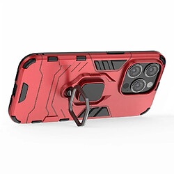 Acheter Htdmobiles Coque pour Apple iPhone 15 Pro - housse etui rigide anti choc + film ecran - ROUGE