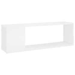 Maison Chic Meuble TV scandinave - Banc TV pour salon Blanc 100x24x32 cm Aggloméré -MN81527