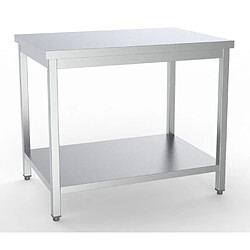 Table Inox de Travail Etagère Démontable - Gamme 600 mm - Combisteel