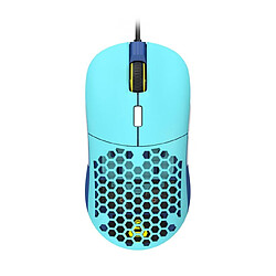 Universal Souris RVB légère, ergonomique, cellulaire, 16 000 dpi, macro-programmée, dextérité, jeux/bureau, souris PC | Mouse (bleu)