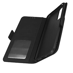 Avizar Étui Vivo Y72 et Y52 Clapet Portefeuille Fonction Support Noir