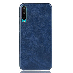 Wewoo Coque Rigide Pour Huawei Honor Play 3 Shockproof Litchi PC + PU Case Blue