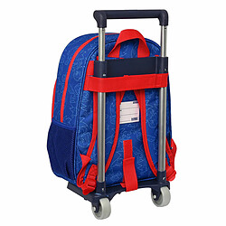 Cartable à roulettes Sonic Let's roll 26 x 34 x 11 cm Blue marine