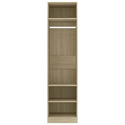 Acheter vidaXL Garde-robe Chêne sonoma 50x50x200 cm Bois d'ingénierie