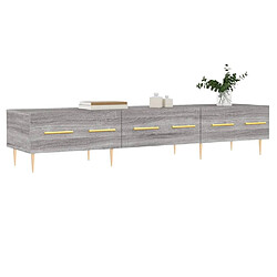 Avis Maison Chic Meuble TV scandinave gris - Banc TV pour salon Sonoma 150x36x30 cm bois d'ingénierie -MN91197