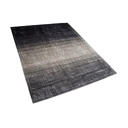 Beliani Tapis gris-noir 160 x 230 cm ERCIS