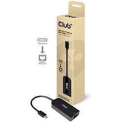 Club 3D CLUB3D CAC-1520 adaptateur et connecteur de câbles USB C Ethernet Noir