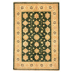 Avis Vidal Tapis de laine 152x103 vert Ziegler