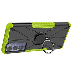 Coque en TPU 2-en-1, airbag quatre coins avec béquille pour votre Tecno Camon 18 - vert