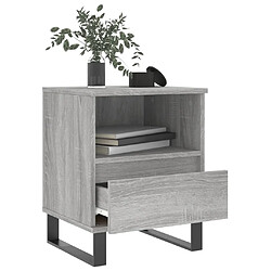 Acheter Maison Chic Table de chevet,Table de nuit,Table d'appoint pour salon sonoma gris 40x35x50 cm bois d’ingénierie -MN71259