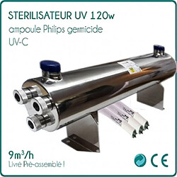 Desineo Stérilisateur UV 120W ampoule Philips germicide UV-C pas cher