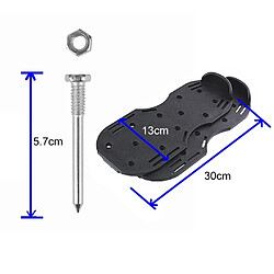 Avis Wewoo Outils de jardin de Chaussures à crampons avec 6 boucles en métal vert