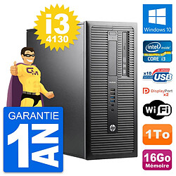 PC Tour HP ProDesk 600 G1 Intel i3-4130 RAM 16Go Disque Dur 1To Windows 10 Wifi - Occasion