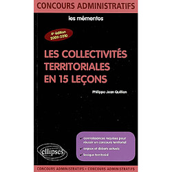 Les collectivités territoriales en 15 leçons : 2009-2010 - Occasion