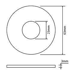 Avis Somatherm For You Joint de soupape pour mécansime de WC 63 x 23 x 3