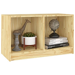 Acheter Maison Chic Meuble TV scandinave - Banc TV pour salon 70x33x42 cm bois de pin massif -MN55748