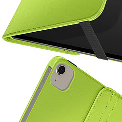 Avizar Étui Clapet pour iPad Air 13 2024 Folio Rotatif 360 Support Stand Vert Citron pas cher