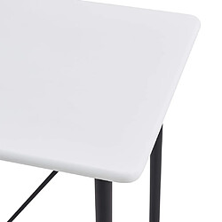 Acheter vidaXL Table de bar Blanc 120x60x110 cm MDF