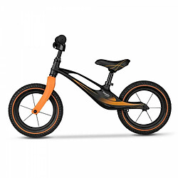 Avis Lionelo Bart Velo Bebe Velo Enfant 2 Ans jusqu'à 30 kg Cadre en magnésium Roues 12 Pouces réglage de la Hauteur du Guidon et de la Selle Repose-Pieds Ultra légers (Noir-Orange)