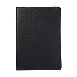 Etui en PU litchi avec support noir pour votre Apple iPad 10.2 (2019)