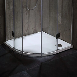 Kiamami Valentina CABINE DE DOUCHE CARRÉE OUVERTURE ANGULAIRE 80X80 EN VERRE 6 MM SANS STRUCTURE | LONDON