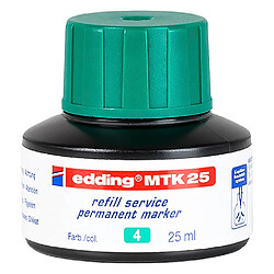 Recharge pour marqueur permanent Edding E21 25 ml - Vert