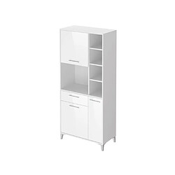 Cstore ECO - buffet de cuisine l 80 cm - blanc brillant