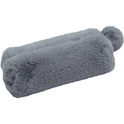 WEDO Trousse 'FLUFFY', en peluche, gris bleu ()