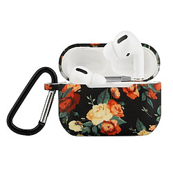 Universal Case de motif de fleurs pour AirPods Pro, cas de protection en silicone