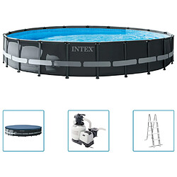 INTEX Ensemble de piscine ronde Ultra XTR Frame 610x122 cm