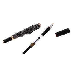 Acheter Stylo Plume de Luxe Pointe Fine Rechargeable Jinhao Dragon / Loong Bas-relief Cadeau Enfant Adulte - Bronze