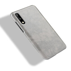 Acheter Wewoo Coque Rigide Pour Huawei Enjoy 10s Shockproof Litchi PC + PU Case Grey